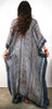 Floor Long Open Front Silk Kaftan