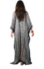 Floor Long Open Front Silk Kaftan