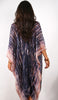 3/4 Long Open Front Silk Kaftan