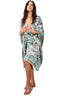 V-Neck Silk Cover Up Kaftan