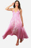 Silk Summer Dress - Pink