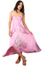 Silk Summer Dress - Pink