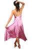 Silk Summer Dress - Pink