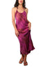 Bias Dress - Plum Hand Tie Dye