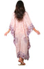 3/4 Long Open Front Silk Batik Kaftan