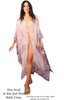 3/4 Long Open Front Silk Batik Kaftan