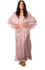 Floor Long Open Front Silk Kaftan