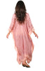 3/4 Long Silk V-Neck Kaftan