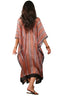 3/4 Long Open Front Silk Kaftan