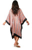 3/4 Long Silk V-Neck Kaftan