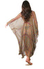 Open Front Side Drape Kaftan