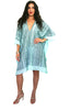 Mid Length Cotton/Silk V-Neck Kaftan