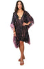 Mid Length Silk V-Neck Kaftan